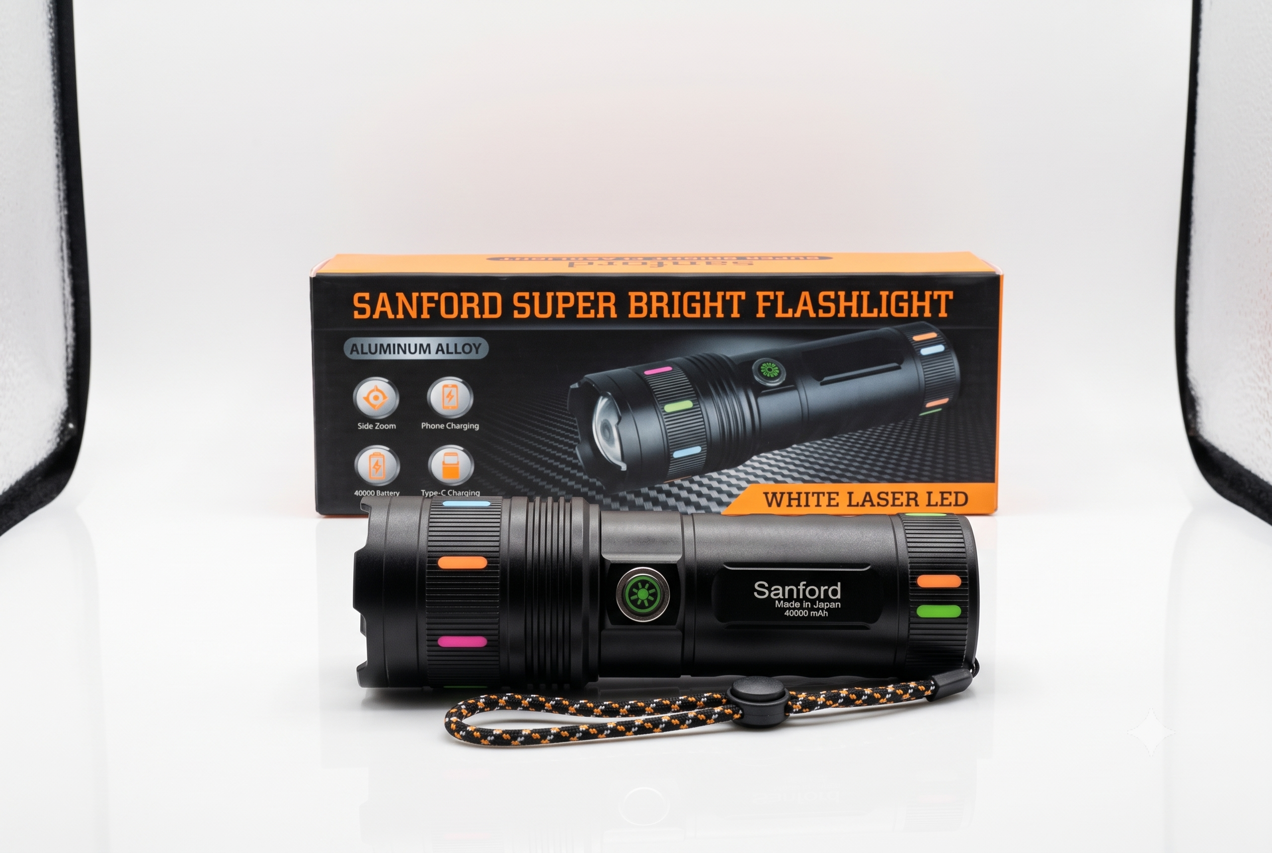 Sanford Super Bright Flashlight (White Laser LED)